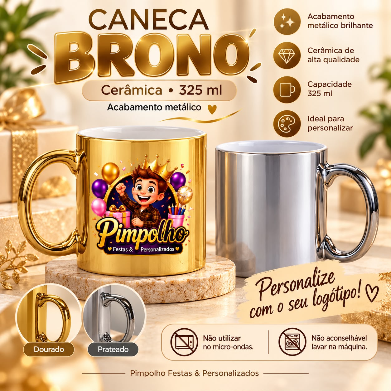 Apresentação de caneca-brono, enviada pela Patrícia